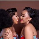Brown Mbombo shows love to her twin sis, Blue Mbombo (Photos) - Haybo Wena SA
