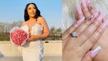 Simz Ngema shows off her engagement ring on her 34th birthday (Photos) - Haybo Wena SA