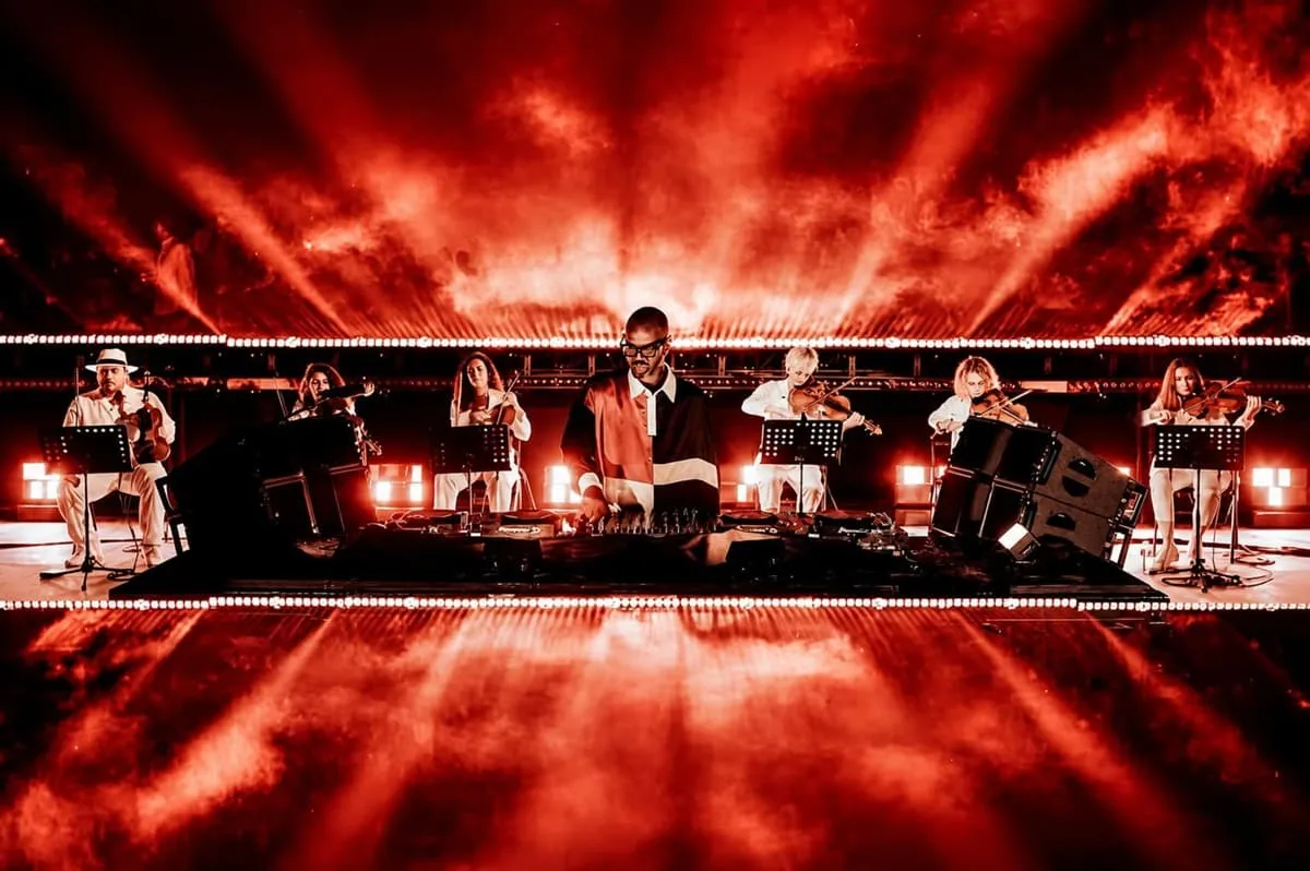 Black Coffee performs at ancient Roman amphitheater