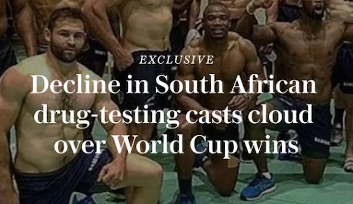 Springboks Face Fresh Doping Allegations from UK Publication